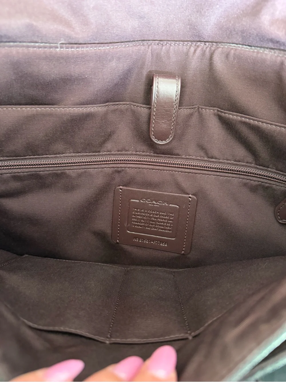 Coach Hamilton Portfolio Brief Black